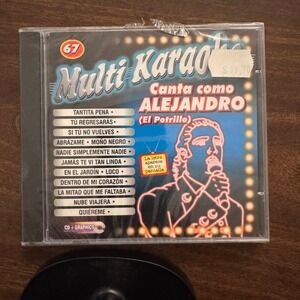 Multi Karaoke 67 Canta Como Alejandro El Potrillo CD Graphics